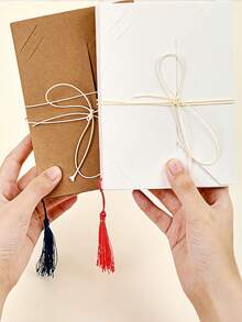 Photo Card Postcard Storage Album, DIY Handmade Folding Blank Photo Album (Fits 3/4/5 Inch Photos) - Multicolor - View 11