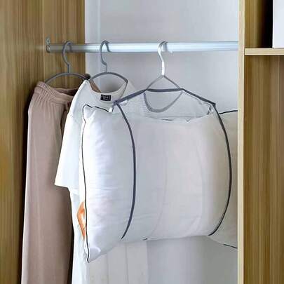 Polyester Fiber Pillow Washing Bag Drying Net, Foldable Pillow Drying Net, Can Be Used With Detergent, Clothes, Pillow Drying Net Bag, Toy Drying Net, Sports Shoes Drying Net, Home Balcony Clothes Rack And Pillow Drying Net, Essential Item For College Dorms And Households.