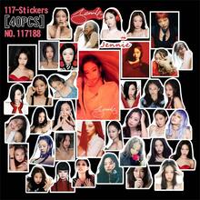 BLACK//PINK 回归专辑贴纸，DEADLINE<GO><Me And My><Champion><Fxxxboy><JUMP> 专辑卡片，JENNIE LISA ROSE JISOO 40张拼贴贴纸，防水贴纸组合，装饰拼贴，明星周边，笔记本贴纸，手机壳支撑材料，人气组合应援贴纸 - 彩色 - 查看 1