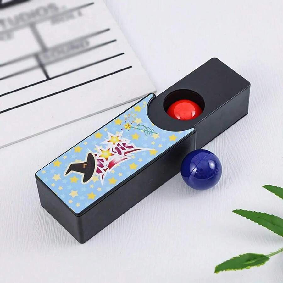 1 Set Of Interesting Trinkets, Including A Magic Box That Can Turn Red Balls Into Blue Balls. Highly Suitable For Classic Magic Performances.