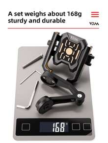 1 pieza Soporte de teléfono para bicicleta VXM, soporte antivibración para manillar de bicicleta de montaña/carretera para navegación - Multicolor - Ver 6