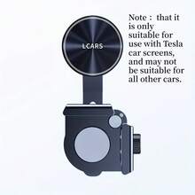 LCARS新款铝合金车载手机支架，适用于/Y型电动汽车智能触摸屏，多角度可调，磁吸式导航支架，含铁板 - C01+SU7 - 查看 11