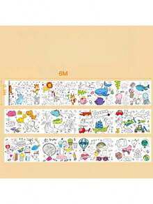 畅销产品！幼儿教育入门之选！妈妈们精心挑选——涂鸦绘画卷轴，超大尺寸涂色纸，激发绘画天赋，创意涂色不弄脏墙壁 - 彩色 - 查看 11