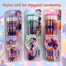 12pcs K-Pop 2026 Girl Group Ghost Hunter Erasers + 1pc Pencil Sharpener - Large Cartoon Learning Pencils, K-Pop Stationery Set [Random Style Shipped] - A - View 6
