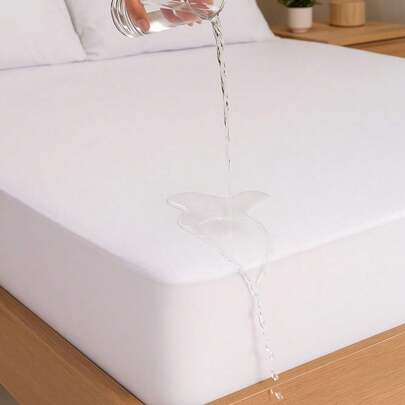 Waterproof Nonwoven Fabric Fitted Mattress Protector - Single Double Outsize Kingsize Mattress Protector - Made In Turkey - Breathable Nonwoven Fabric Baby Mattress Protector Mattress Cover