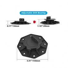 20Pcs Adjustable Decking Pedestal Riser Bearing Support 18mm - 30mm - 18mm - 30mm - View 2