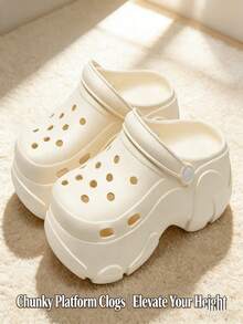 女士透气防滑户外沙滩凉鞋，时尚厚底拖鞋 - 多色 - 查看 9