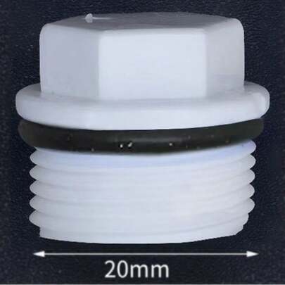 PPR Pipe Threaded Plug, Pipe Threaded Cap, Plastic Water Pipe Internal And External Threaded Cap, Pipe Cap, Sealing Head