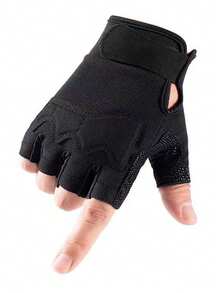 1 Pair Unisex Outdoor Cycling Sports Fitness Half Finger Gloves - Multicolor - View 15