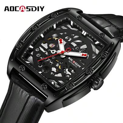  2026 New AOCASDIY Men Automatic Mechanical Watch 3ATM Barrel Case Sport Gift For Him