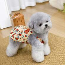 宠物服装、狗狗服装、猫咪连衣裙、宠物背带、动物服装、水果印花连衣裙、春夏新品系列 - 黃色 - 查看 11