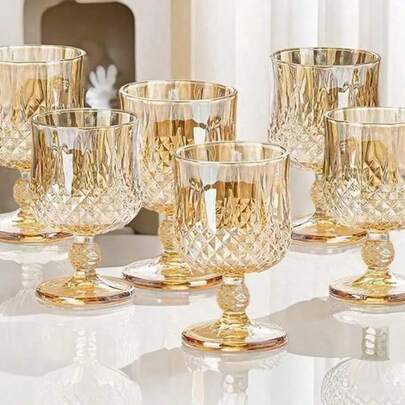 High-Quality Heat-Resistant Glass Cup, Suitable For Daily Home Use, Birthday Parties, Formal Banquets, KTV, Can Be Used For Tea, Beverages, Coffee And Other Multi-Purpose Uses