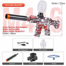 Unilabo M4A1 Electric Toy Gun Set, High Precision Shooting Toy, Rechargeable And Reusable, Perfect Outdoor Party Game And Gift For Boys, Birthday/Holiday Present (Excluding Bullets) - Multicolor - View 13