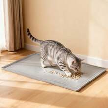 Aisslro - Tapete para Debajo del Fregadero de 22 x 19 Pulgadas Impermeable de Silicona para Cocina Forro de Estante antifugas y Protector de gabinete con Borde Elevado [última intervensión de BPA - Gris claro - Ver 6