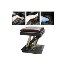 Adjustable 4-Level Height Foot Rest With Soft Pad For Car, Home, And Train Use - Multicolor - View 3