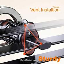 Magnetic Car Air Vent Phone Holder With Built-In Air Freshener, Rotatable Design, Strong Magnet To Securely Hold Phone, Car Accessories - A - View 8