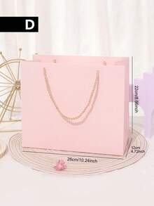 1 chiếc túi quà cưới màu hồng, túi đựng quà sinh nhật, túi đựng mỹ phẩm son môi, túi đựng quà dự tiệc ngày lễ. - I-Hồng - Xem 9