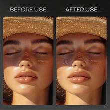 6/3 Pieces/Set - Gold Star Flashpoint Tattoo Stickers Facial Stickers Easy To Apply Natural Freckle Makeup - Multicolor - View 3