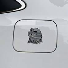 1pc 3D SPORT Emblem – Premium Metal Aluminum Alloy Car Logo Sticker For Trunk & Side Fender, Sporty Exterior Badge Decal For SUV & Sedan, Durable Auto Decoration Accessory - [Brushed Craft Eagle Mark]1pc - View 2