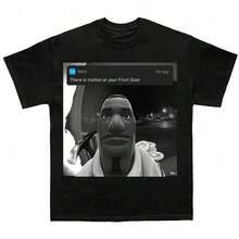 Default With Motion Meme  T-Shirt - , Meme Shirt, Funny Shirt, Viral, Vintage Graphic Tee, For Men & Women, Streetwear Tshirt Tropical - 1 - 查看 6