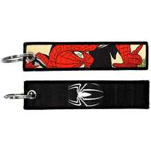 Anime Character Embroidered Keychain, Double-Sided Embroidery Craftsmanship, Cool Guy Key Sticker, Keychain. Used As A Pendant For Car And Motorcycle Key Rings. - Multicolor - View 3