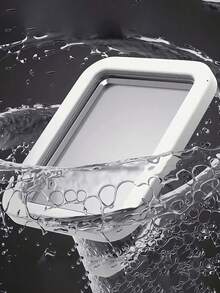 Fabricador de hielo manual de acero inoxidable - Cuadrado, con doble raspador, lavado a mano, sin necesidad de electricidad/batería - Adecuado para helado, yogur, frutas, leche, regalo perfecto de Navidad, fabricador de hielo familiar, verano, viaje, artículos de viaje, cumpleaños, artículos esenciales para vacaciones, accesorios de cocina, suministros para fiestas - Multicolor - Ver 4