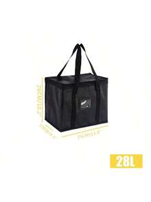 Large Capacity Insulated Cooler Bag, Beverage & Food Thermal Preservation Bag, Lunch Box, Picnic Aluminum Foil Food Basket - Multicolor - View 10