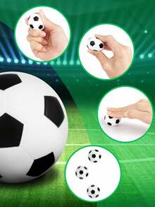 5/1pc Mini Football, Mini Football Stress Ball Foam Sports Ball Small Squeeze Relieve Anxiety Wholesale Toy Ball, Suitable For Football Birthday Party, School Carnival Party Supplies - New Model - View 2