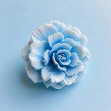 3D康乃馨玫瑰硅胶模具 - 层叠花瓣设计，适用于珠宝制作、蜡烛制作、树脂工艺品、手工皂、家居装饰 - 不粘耐用硅胶材质 - 生日、情人节、婚礼、母亲节的完美礼物，是手工和DIY爱好者的理想之选 - A-白色 - 查看 3