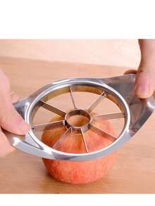 2/1 Pc Convenient Efficient Style Bright Silver Multi-Function Apple Slicer High-Hardness Stainless Steel Material Labor-Saving Press/Uniform Slicing/Easy Storage Suitable For Daily Home Use, Dorm Fruit Prep, Kids' Snack Processing, Outdoor Picnic Apple Coring Gadget Creative Fruit Cutter Convenient Kitchen Tool Back To School Season/New Year/Housewarming Gift - Multicolor 1 - View 1
