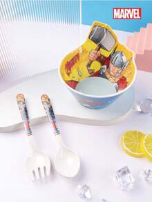 1PC Marvel Officially Licensed Avengers Spider-Man Iron Man Hulk Thor Modeling Melamine Bowl Heat Resistant Drop Resistant Kitchenware Family Breakfast Cereal Soup Bowls Gift - Multicolor - View 10