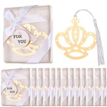 1套/12套金色皇冠开瓶器，适合生日派对、婚礼礼物、新娘送礼会、情人节礼物、婚礼回礼、派对回礼和情侣礼物 - 彩色 - 查看 4