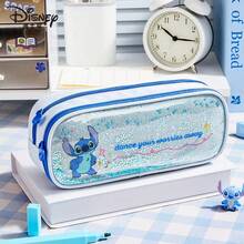Disney 迪士尼亮片文具盒收纳袋，帆布袋，非常吸引人，铅笔盒/铅笔盒，学生用品 - 單件 - 查看 9