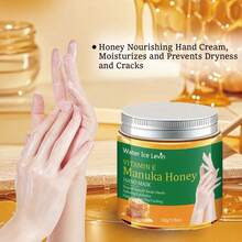 麦卢卡蜂蜜手足蜡，滋养柔嫩，去角质，保湿，防干裂，令干燥粗糙的手足肌肤丝滑水润。蜂蜜呵护，滋养手足，清新香氛。手足二合一面膜，涂抹后撕除，助您在秋冬季提前拥有柔滑肌肤。 - 查看 3