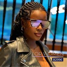 1PC Women Fashion Glasses  , Y2K Mirrored Single Lens In Futuristic Street Style , Gifts Fashionable Outfits Accessories For Women Men , Suit For All Face Shapes And Outdoor Cycling, Running, Mountaineering, Driving Beach Sunnies Party Dance Vacation Daily Clothing Matching 2996 - 005 - 查看 2