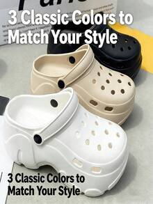 女士透气防滑户外沙滩凉鞋，时尚厚底拖鞋 - 多色 - 查看 8