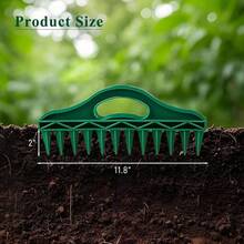 3pcs/1pc Planting Hole Maker Seed Spacing Tool, Vegetable Planting Soil Quick Punch Gardening 12-Hole Seeder For Planting Rack And Flower Pot - Fixed Spacing Gardening Hole Puncher, Manual Depth Control - A - View 7