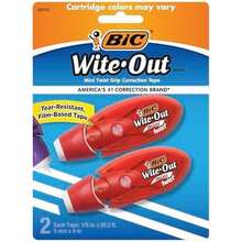 BIC Wite-Out Brand Mini Twist Correction Tape, 26.2 Feet, 2-Count Pack Of White Correction Tape, Fast, Clean And Easy To Use Tear-Resistant Tape Office Or School Supplies - / - View 4