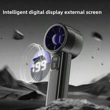 便携式USB翻盖口袋风扇，手持式可充电5V塑料家用空调风扇，5档风速 - 多色 - 查看 6