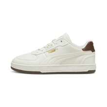 Puma 男鞋女鞋板鞋 Caven 2.0 Lux輕鬆舒適運動休閒鞋395016-10 - 灰色-金色-咖啡棕 - 查看 1