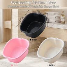 Large Size Foot Soaking Tub Sturdy Foot Basin Massage Granules Exfoliation Callus Pedicure Foot Spa Bath Bucket For Women Men Home Daily Use Relaxation Foot Care - Xem 8