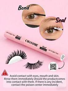 294/282 C型卷翘自然假睫毛，柔软睫毛簇，长度5-18mm，睫毛根部5-7mm，精致自然，C型卷翘，宽幅设计，DIY睫毛嫁接，单根睫毛，纤细睫毛条，适用于下睫毛 - 粉色 - 查看 10