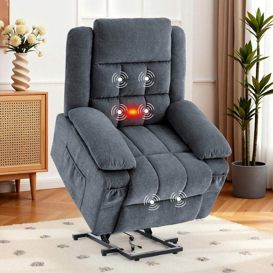 KORSER Power Lift Recliner Chair With Heat And Massage For Elderly, Reclining Chair With Infinite Position, Electric Lift Chair For Living Room - View 1