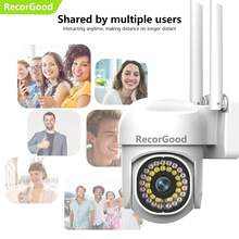 RecorGood 1个1080P YOOSEE多功能无线户外安防摄像头,IP66防护等级,支持WiFi监控、高清视频,可用于宠物照护和家庭监控,配备旋转镜头、夜视功能、移动侦测和双向语音通话,适用于家庭、庭院、阳台等户外场所,是万圣节、圣诞节、新年等节日的理想礼物之选。 - 白色 - 查看 8