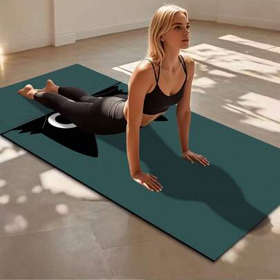 1pc Peeping Pattern Non-Slip Yoga Mat - Suitable For Home Workout, Dancing And Skipping Rope - Unisex, Yoga Accessory, Fitness Mat, Multiple Styles Available