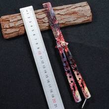 2026 New - Master Series Valorant Sovereign Butterfly Comb - Unsharpened Blade - Gift For Friends, Holidays, Birthdays, Collections - Multicolor - View 9