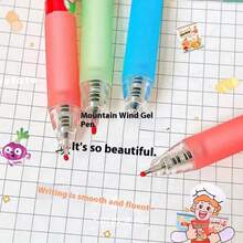 1 Set Of 1pc, 0.5mm Black & Blue Ink Erasable Ballpoint Pen, School & Office Supplies, Cute & Kawaii Pen Set, Random Style (Bagged) - Sets - View 4