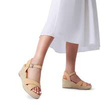 Women Platforms & Wedge Sandals - Apricot - View 9