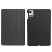 Funda protectora plegable básica de color negro sólido minimalista compatible con Honor Pad X9/X8 Pro 11.5 pulgadas, X8A 11 pulgadas, Pad9 12.1 pulgadas, 2024 MatePad SE 11 pulgadas, SE 10.4 pulgadas, T10, T10S y serie T8 Colección de regalos de primavera - Negro - Ver 30