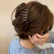 2pcs Women's Minimalist Cross Hair Clips, Exuding Elegant Charm - Solid Color - View 6